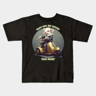 They See Me Rollin' - They Hatin' Mouse Kids T-Shirt